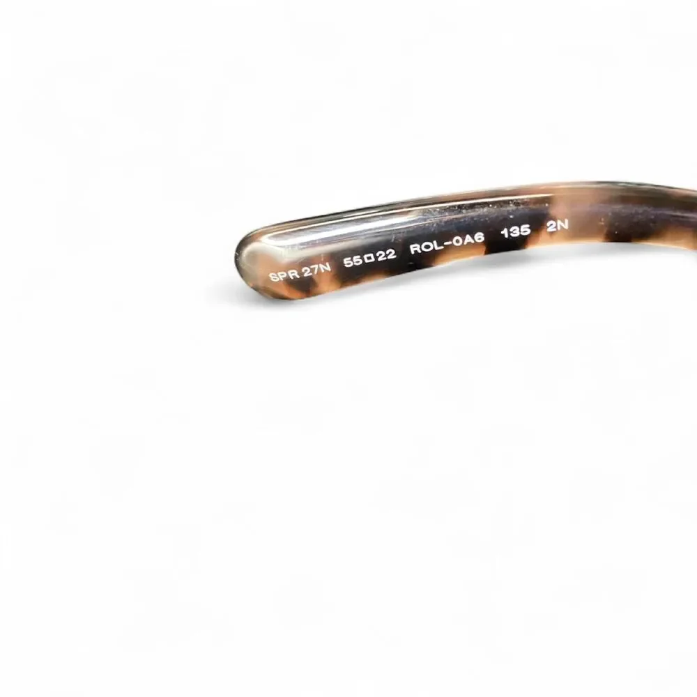 Prada Women's Gold and Brown Sunglasses